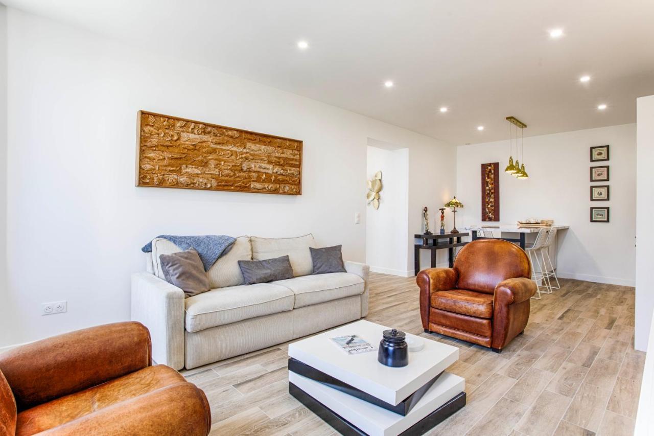 Appartement Grand Confort Bord De Mer Rez-De-Chaussee Residence La Vague อูลกัท ภายนอก รูปภาพ